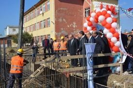 İmam Hatip Anadolu Lisesi Ek Binasının Temeli Törenle Atıldı.