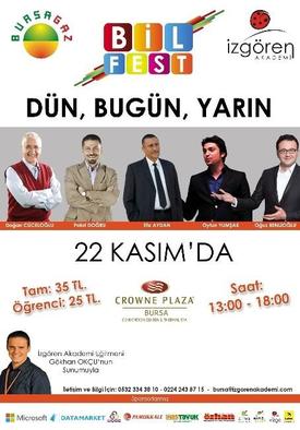 Bilfest Buluşması Bursagaz’ın Ana Sponsorluğunda 22 Kasım’da Bursa’da Gerçekleştirilecek.