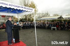 Bursa Büyükşehir Belediyesi’nin Ahmet Uyar İlkokulu’na Kazandırdığı Spor Salonu Törenle Hizmete Açıldı.