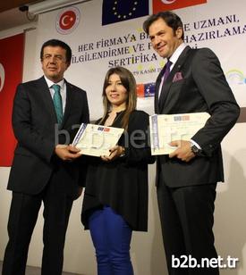 Ekonomi Bakanı Nihat Zeybekci, Denizli İhracatçılar Birliği Ve Güney Ege Kalkınma Ajansı Tarafından Yürütülen ‘her Firmaya Bir Proje Uzmanı, Proje Bilgilendirme Ve Proje Hazırlama Eğitimi Sertifika Törenine Katıldı.