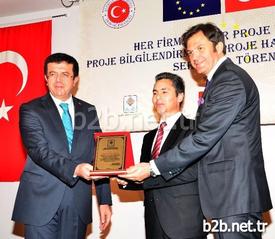 Ekonomi Bakanı Nihat Zeybekci, Denizli İhracatçılar Birliği Ve Güney Ege Kalkınma Ajansı Tarafından Yürütülen ‘her Firmaya Bir Proje Uzmanı, Proje Bilgilendirme Ve Proje Hazırlama Eğitimi Sertifika Törenine Katıldı.