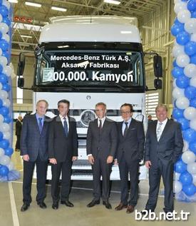 2014 Sonu İtibari İle Yaklaşık 320 Milyon Euro’uk Yatırımın Tamamlanacağı Mercedes-benz Türk Aksaray Kamyon Fabrikası’nda Üretilen 200 Bininci Kamyon Banttan İndi.