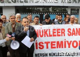 Mersin Nükleer Karşıtı Platformu (nkp) Üyeleri, Çevre Ve Şehircilik Bakanlığı'nın Akkuyu Nükleer Santrali’nin Çed Raporunu Onaylamasını Protesto Etti.