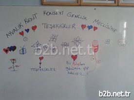 Kitapları Teslim Alan Öğrencilerin Mutluluklarını Sınıf Tahtasına Yazdıkları Not İle Gösterdiği Öğrenilirken Üniversite Sınavlarına Hazırlık Kitaplarının Da Gönderileceği Bildirildi.