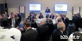 Uluslararası İş Dünyasının Temsilcileri, Tobb Başkanı M. Rifat Hisarcıklıoğlu Başkanlığındaki B20 Türkiye’nin Ev Sahipliğinde Davos’ta Gerçekleştirilen 'g20 Gündemini Geliştirme' Toplantısında Bir Araya Geldi. Hisarcıklıoğlu Yeni Fikirlerin G20 Gündeminin Geliştirilmesine Katkı Sağlayacağını Söyledi.