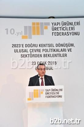 İnşaat Sektörünün Türkiye Ekonomisine Kattığı Artı Değeri Vurgulayan M. Şefik Tüzün, Türkiye’nin Büyüme, Dünya İle Rekabet Ve Ab İle Tam Üyelik Hedefleri Doğrultusunda Daha Fazla Üretim Ve İstihdam İçin Bugüne Kadar Olduğu Gibi 2015 Yılında Da Türk Ekonomisinin Lokomotif Sektörü Olmaya Ve Önemini Korumaya Devam Edeceklerini Söyledi.