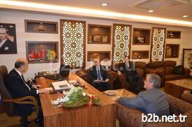 Müsiad Bursa Şube Başkanı Hasan Çepni, Ak Parti İl Başkanı Cemalettin Torun’a Hayırlı Olsun Ziyaretinde Bulundu.