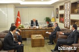 Müsiad Bursa Şube Başkanı Hasan Çepni, Ak Parti İl Başkanı Cemalettin Torun’a Hayırlı Olsun Ziyaretinde Bulundu.