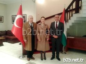 Türkiye Sanayici İş Kadınları Ve İş Adamları Konfederasyonu Genel Başkanı Nezaket Emine Atasoy, Ürdün Haşimi Krallığı’nın Ankara Büyükelçisi Amjad Adaileh’i Ziyaret Etti.