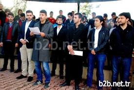Hatay'da, Mustafa Kemal Üniversitesi (mkü) Öğrenci Konseyi, Bakanlar Kurulu'nun Kanunda Yaptığı Değişiklik Sonucunda Katlamalı Harç Sistemine Geçilmesini Protesto Etti.