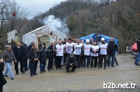 Türkiye Mimarlar Ve Mühendisler Odası Birliği (tmmob) Üyeleri, Ordu’nun Fatsa İlçesinde Siyanürle Altın Aranmasına Tepki Gösterdi.