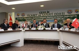 Bursa Ticaret Ve Sanayi Odası'nın (btso) Davetlisi Olarak Bursa’ya Gelen Türkiye Odalar Ve Borsalar Birliği (tobb) Yönetim Kurulu Başkanı Rifat Hisarcıklıoğlu Ve Yönetim Kurulu Üyeleri, Gemlik Ticaret Ve Sanayi Odası İle Gemlik Ticaret Borsası’nı Ziyaret Etti.