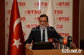 Bursa Ticaret Ve Sanayi Odası (btso) Yönetim Kurulu Başkanı İbrahim Burkay, Bursa’nın Gelecek Hedeflerinde Yüksek Teknoloji Organize Sanayi Bölgesi’nin Hayati Önem Taşıdığını Belirterek, “ekonomide Söz Sahibi Olacaksanız Projeniz Büyük Olacak. Bursa’da Sanayideki Dönüşümü Gerçekleştirmek Zorundayız. Yüksek Tekonoloji Osb Bursa’nın 100 Yılını Kurtaracak” Dedi.