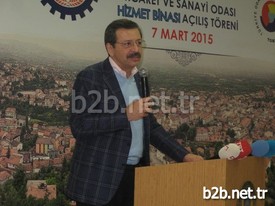 Türkiye Odalar Ve Borsalar Birliği (tobb) Başkanı Rifat Hisarcıklıoğlu, Niksar Ticaret Ve Sanayi Odası Hizmet Binasının Açılışı İçin İlçeye Geldi.