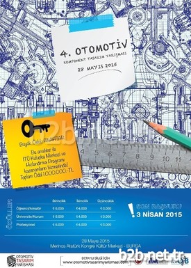 Uludağ Otomotiv Endüstrisi İhracatçıları Birliği (oib), Otomotiv Alanında Tasarım Yarışması Düzenliyor.