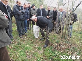 Ordu’da Çiftçilere Uygulamalı Olarak Gübreleme Ve Toprak Örneği Alınması Konusunda Eğitim Veriliyor.