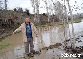 Kastamonu'nun Tosya İlçesinde Birkaç Gündür Etkili Olan Sağanak Yağış Nedeniyle Çeltik Tarlalarını Su Bastı.