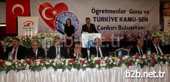 Kamu-sen Genel Başkanı İsmail Koncuk, Kamu-sen Çankırı İl Temsilciliği Tarafından Öğretmenler Günü Dolayısıyla Düzenlenen Programa Katıldı.