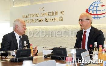 Ulaştırma Denizcilik Ve Haberleşme Bakanı Lütfi Elvan, Türk Girişim Ve İş Dünyası Konfederasyonu (türkonfed) Başkanı Süleyman Onatça Ve Beraberindeki Heyeti Kabul Etti.