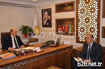 Müsiad Bursa Şube Başkanı Hasan Çepni, Ak Parti İl Başkanı Cemalettin Torun’a Hayırlı Olsun Ziyaretinde Bulundu.