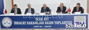 Türkiye İhracatçılar Meclisi (tim) Başkanı Mehmet Büyükekşi, Ocak Ayında İhracatın Geçen Yılın Aynı Ayına Göre Yüzde 9,8 Düşüşle 10 Milyar 803 Milyon 970 Bin Dolar Olduğunu Açıkladı.