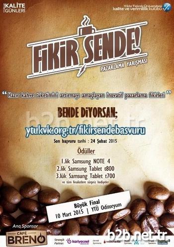 Yıldız Teknik Üniversitesi Kalite Ve Verimlilik Kulübü, “liderlik Ve İnovasyon” Konsepti İle Düzenlediği “kalite Günleri” Etkinliğini “fikir Sende” Pazarlama Yarışmasıyla Süslüyor.