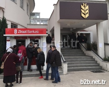 Ordu’da Mazot, Gübre Ve Toprak Analizi Desteği Ödemeleri Başladı. Ödemelerin Başlamasıyla Birlikte Banka Şubeleri Ve Atm'lerde Younluk Yaşandı.