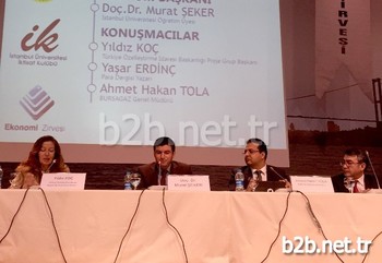 Bursagaz Genel Müdürü Ahmet Hakan Tola, İstanbul Üniversitesi İktisat Fakültesi Kulübü’nün Organize Ettiği Ekonomi Zirvesi’nde Bursagaz’ın Başarılarını Anlattı.