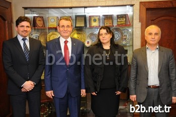 Çek Cumhuriyeti İstanbul Başkonsolosu Ester Lauferova Ve Ticaret Müşaviri Pavel Buchta, Samsun Ticaret Ve Sanayi Odası (stso) Yönetim Kurulu Başkanı Ve Türkiye Odalar Ve Borsalar Birliği (tobb) Yönetim Kurulu Üyesi Salih Zeki Murzioğlu’nu Makamında Ziyaret Etti.