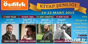 Bursa Özdilek Alışveriş Merkezi, Bursalıları Kitaplarla Ve En Sevilen Yazarların İmza Günleriyle Buluşturuyor.